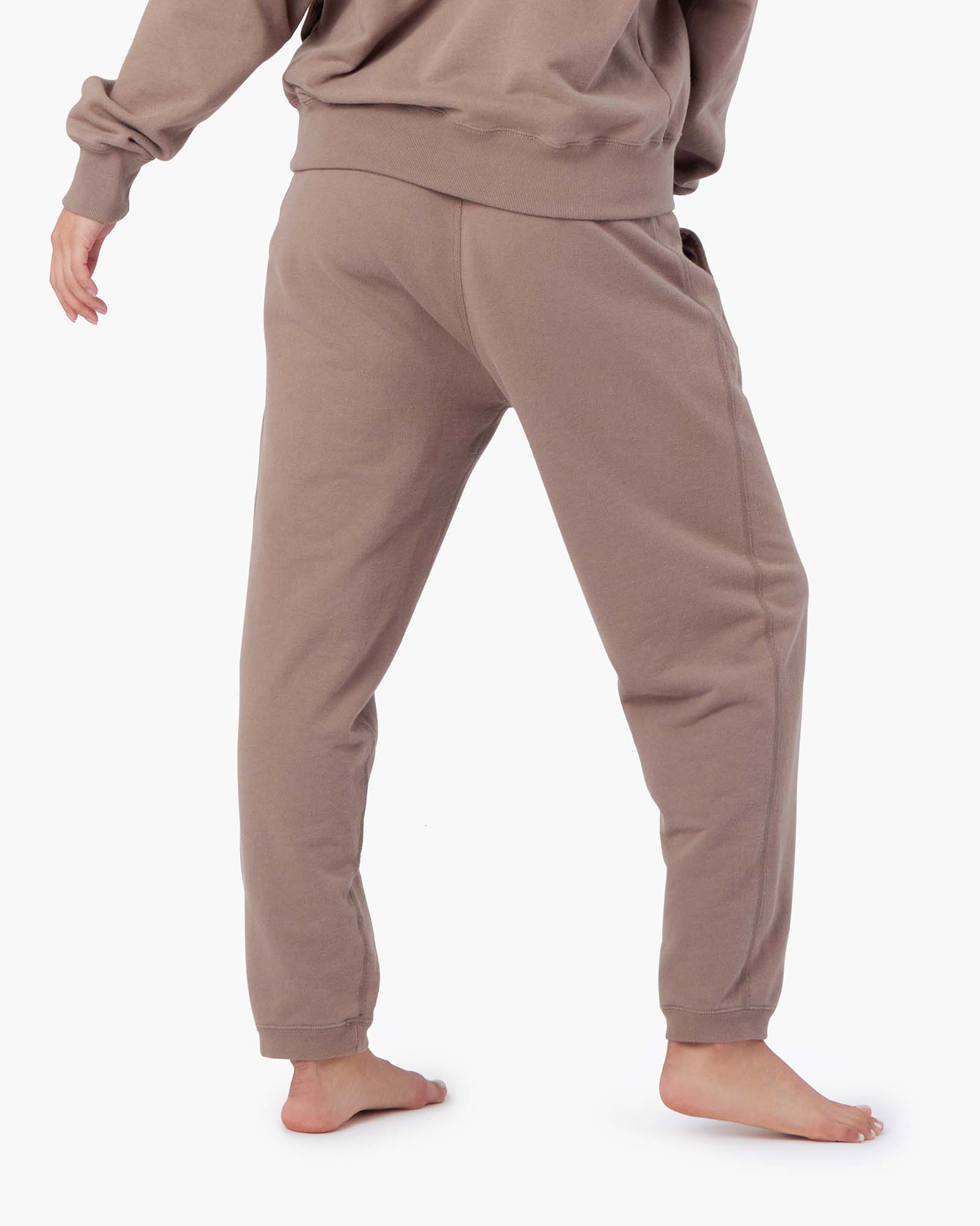 Women's TKEES Panelled Jogger Brown | 87651DCGY