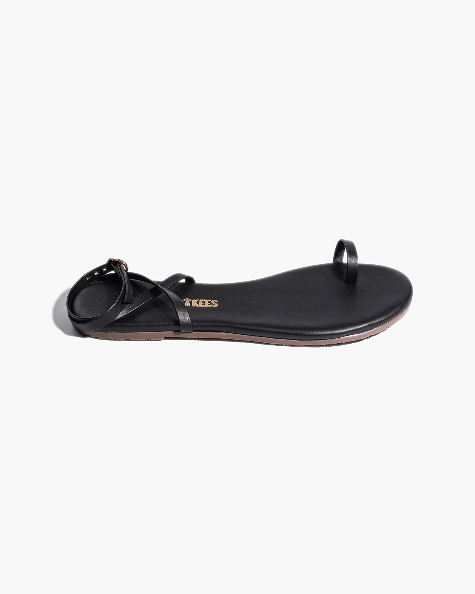 Women's TKEES Phoebe Sandals Black | 52063KPCL