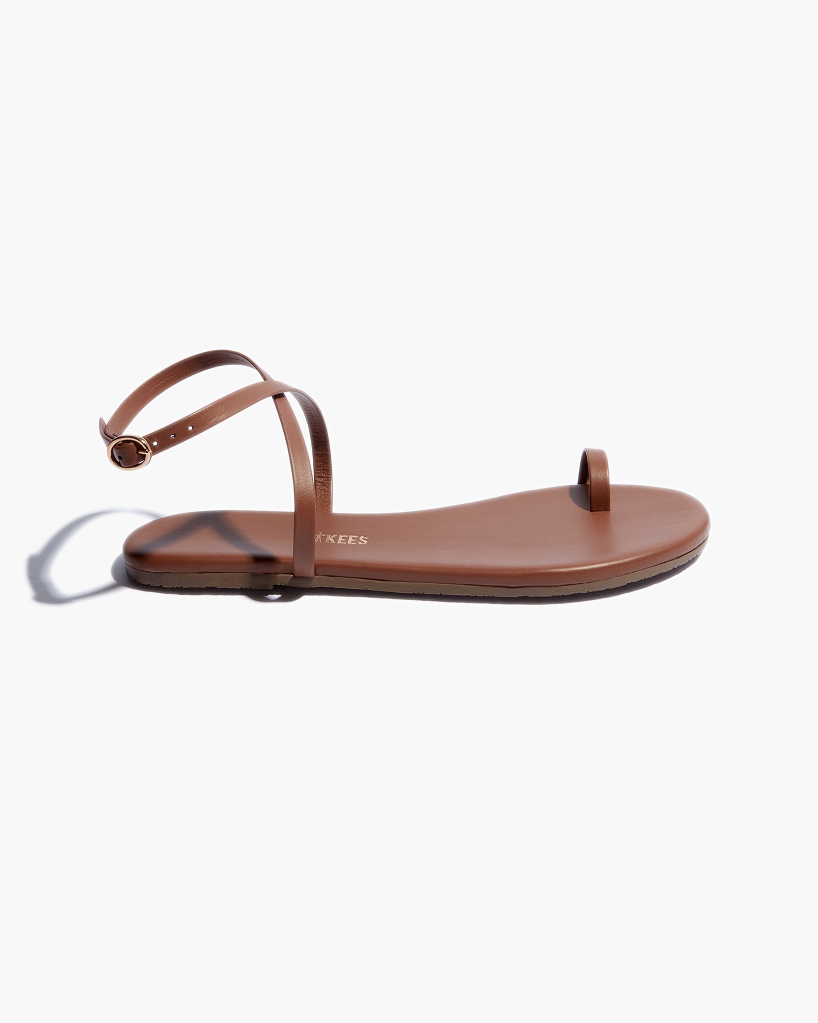 Women's TKEES Phoebe Sandals Brown | 42980GXFZ