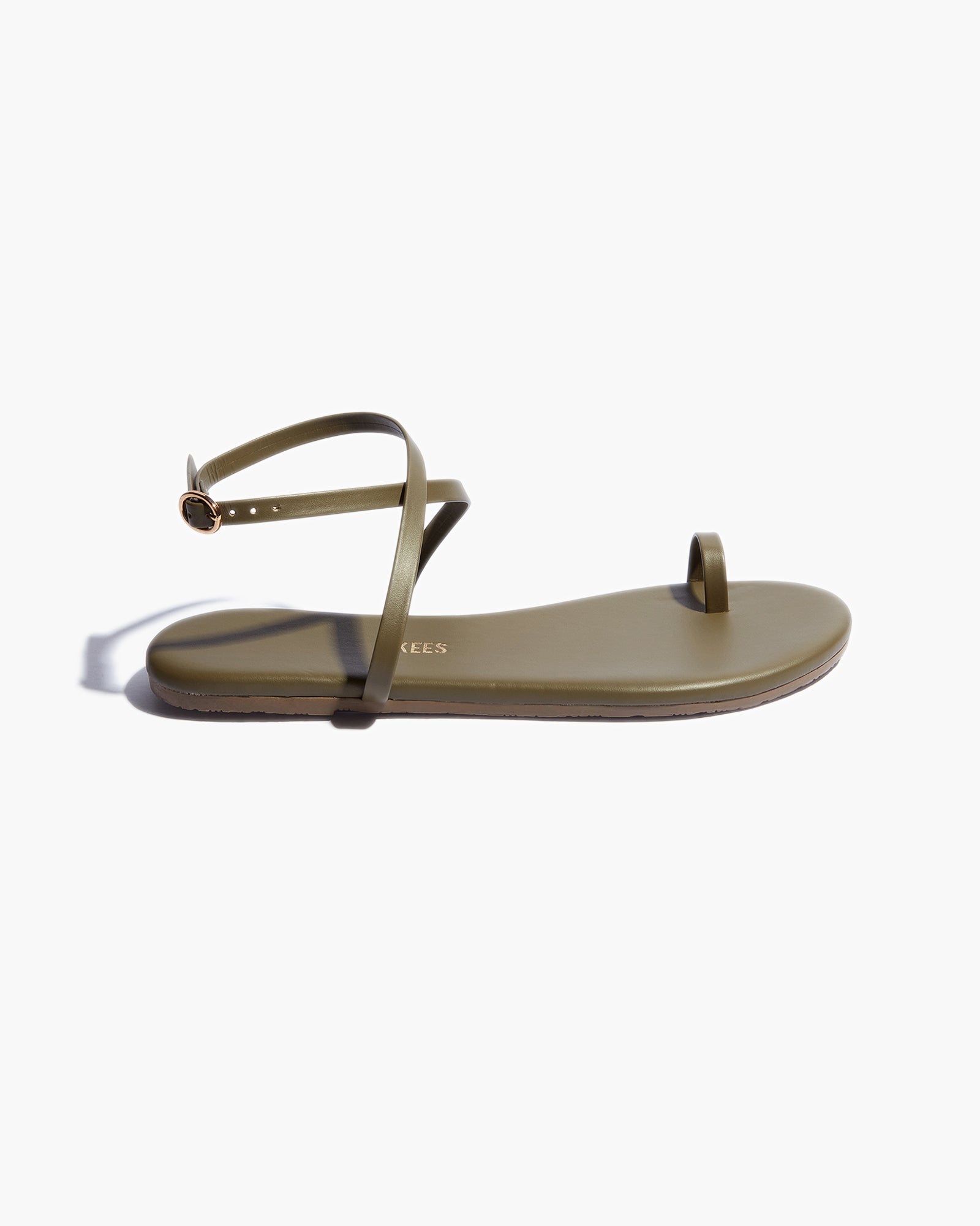 Women's TKEES Phoebe Sandals Green | 10547INPV