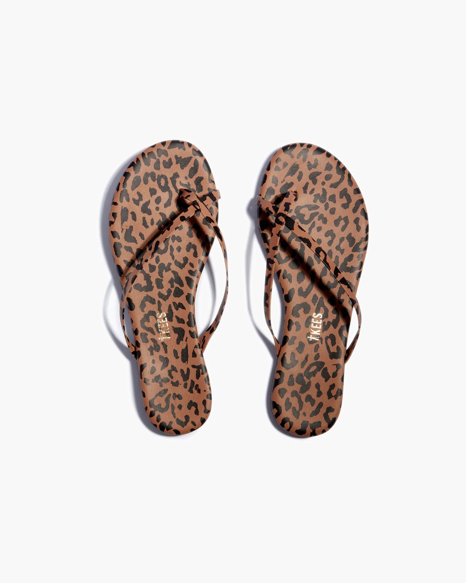 Women\'s TKEES Riley Animal Sandals Leopard | 97830TRZU