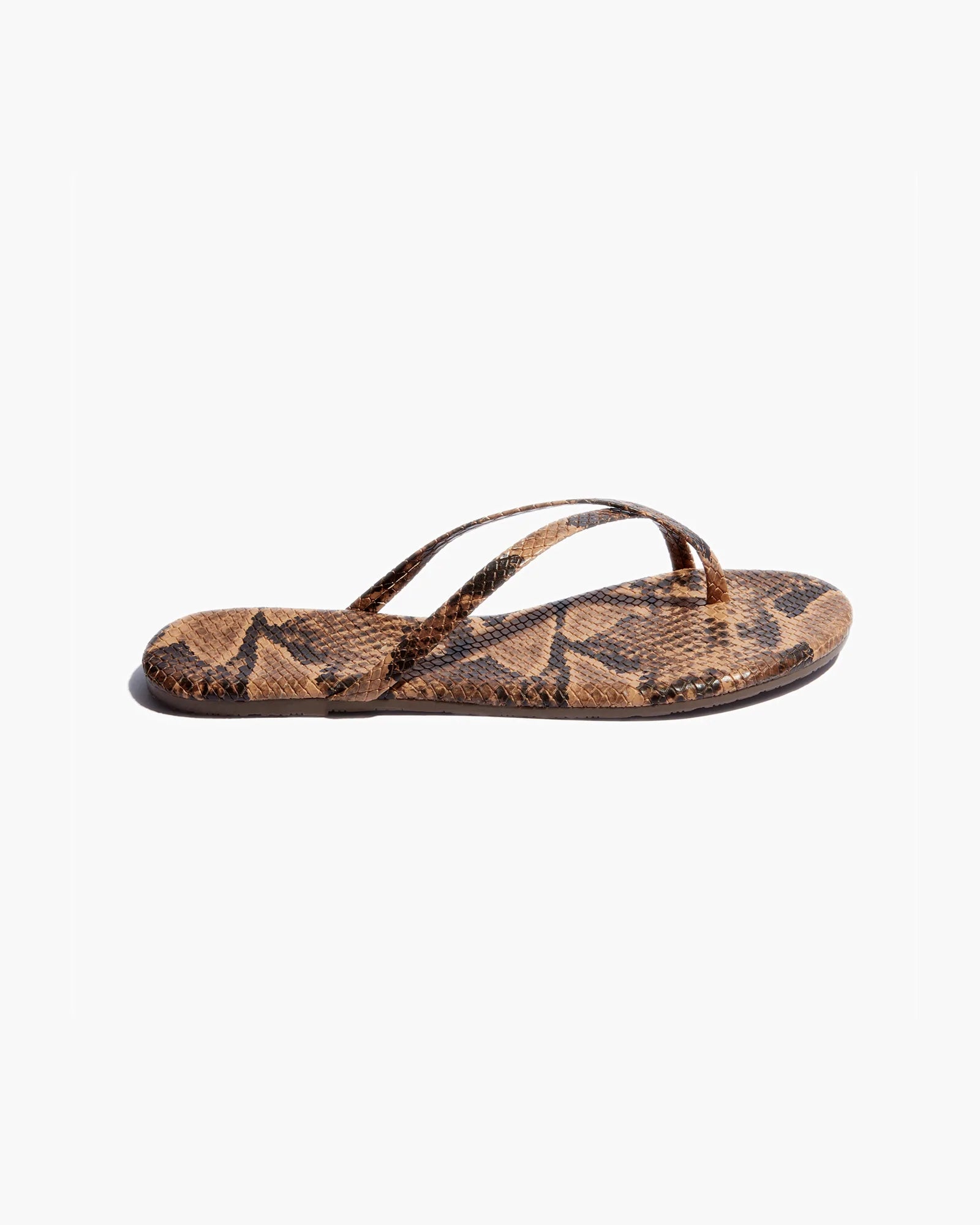 Women's TKEES Riley Vegan Animal Sandals Snake | 30274JWGC