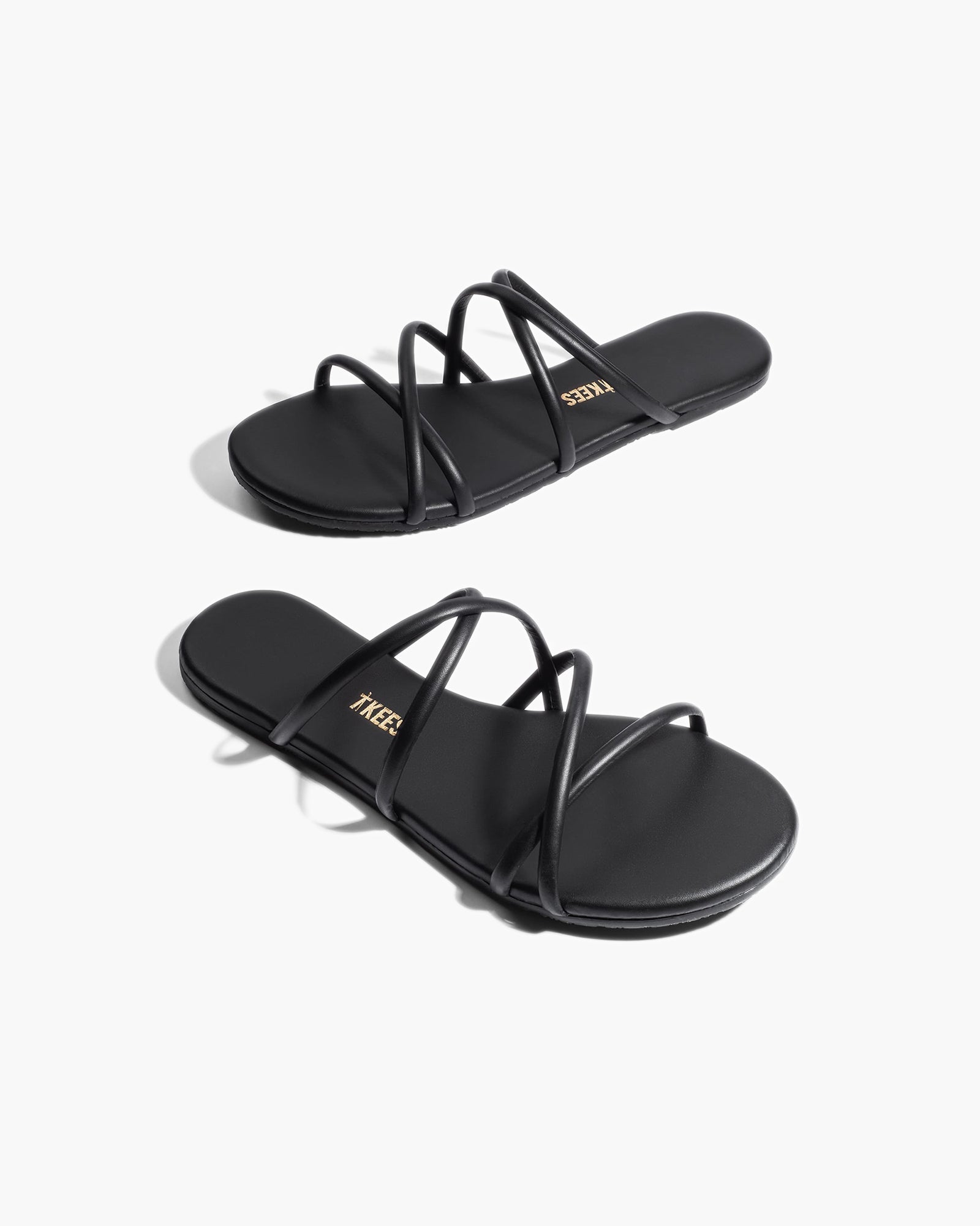 Women's TKEES Sloane Sandals Black | 03145TBIN