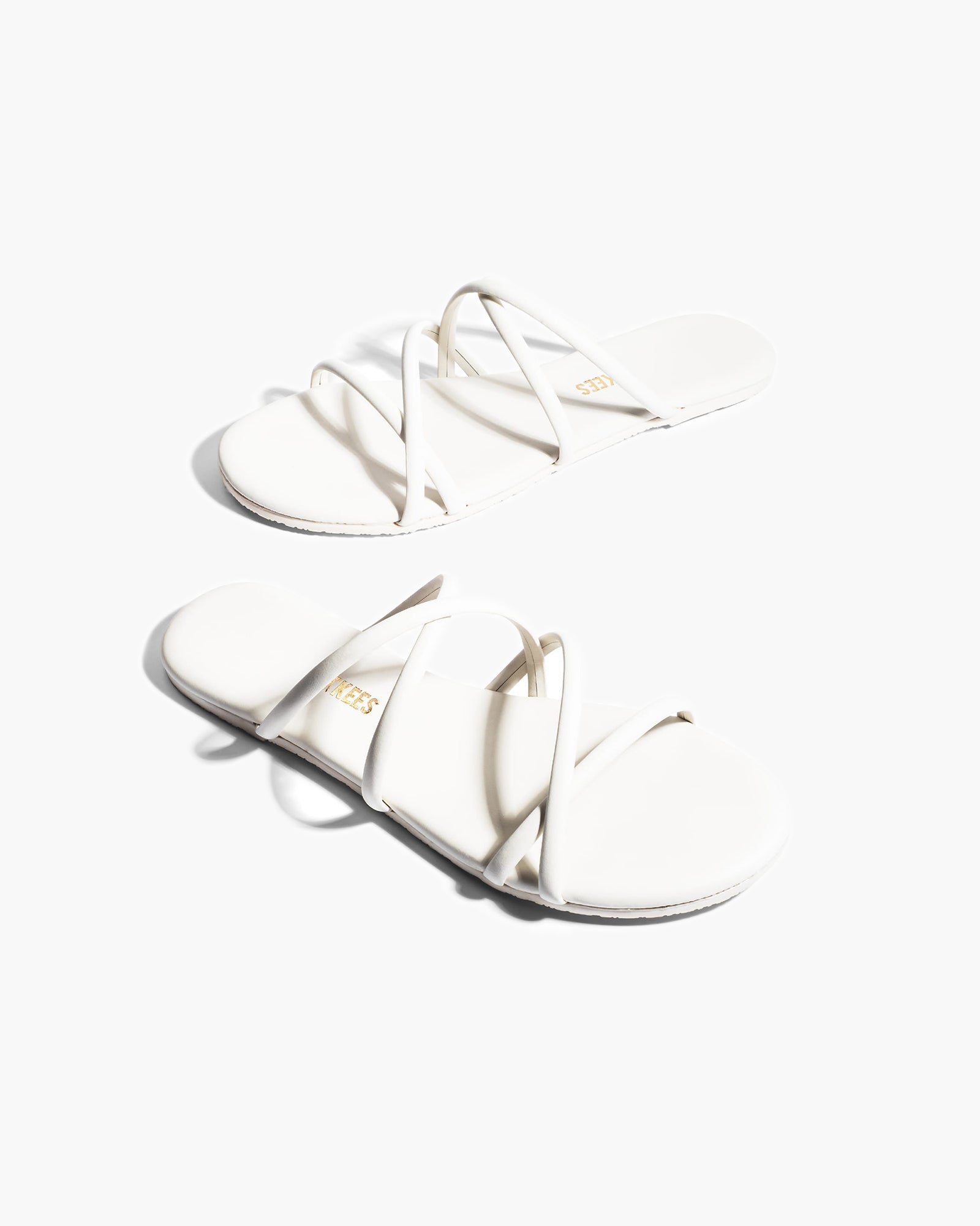 Women's TKEES Sloane Sandals Cream | 48926UHAX