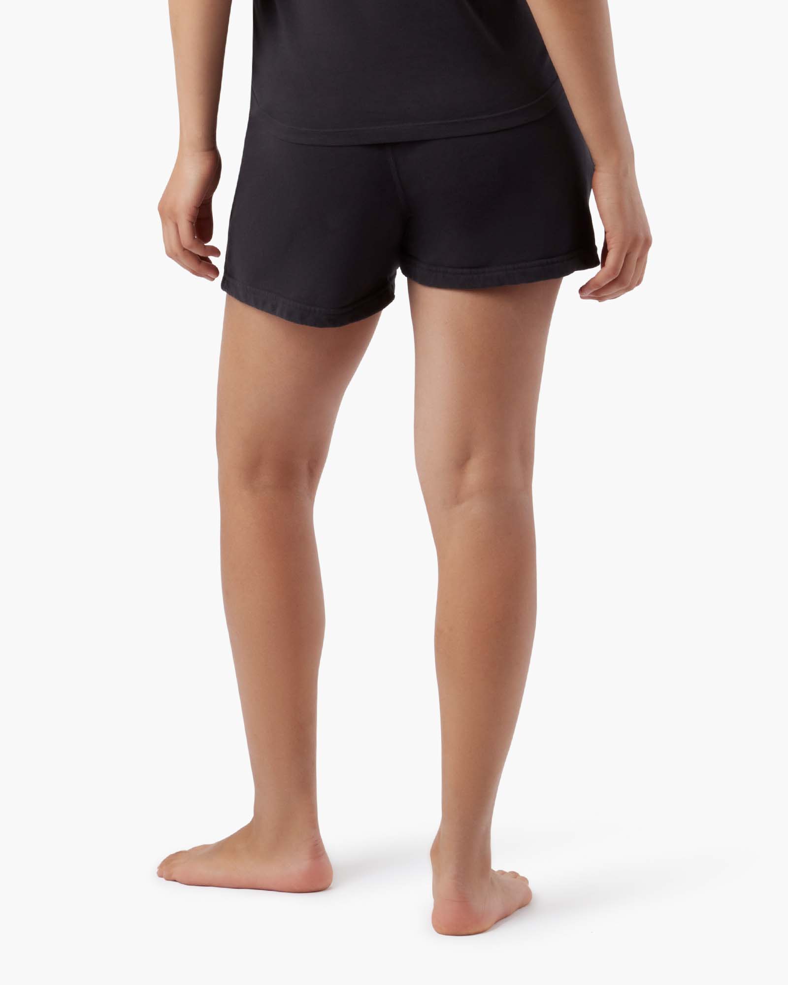 Women's TKEES Sport Shorts Black | 80167QSGW