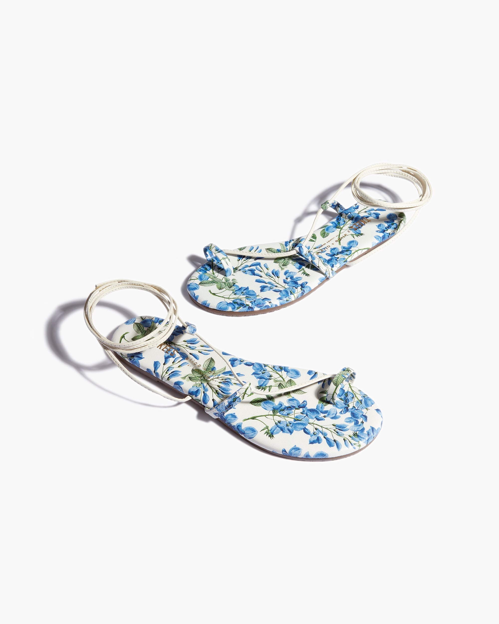 Women's TKEES TKEES x Alice + Olivia Jo Sandals Blue | 93428VRXD