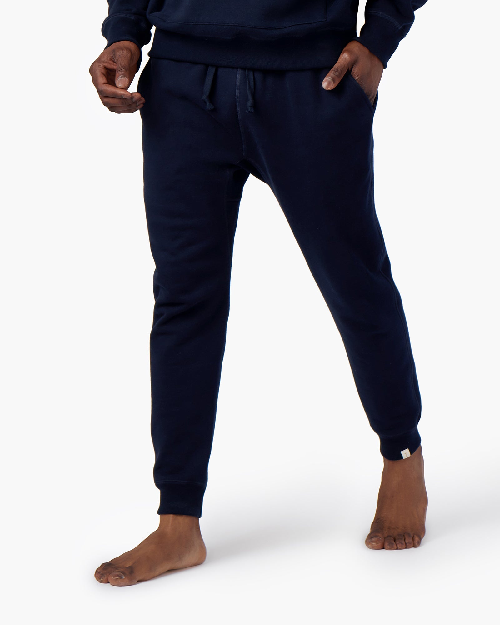 Women's TKEES Warm Core Sport Jogger Navy | 78945SWJQ