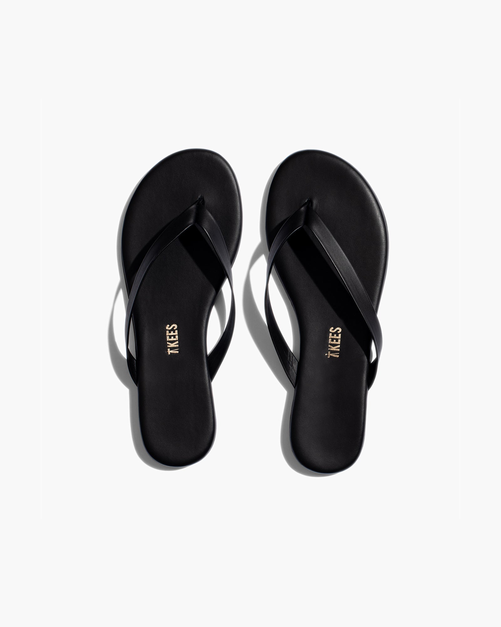 Women's TKEES Boyfriend Flip Flops Black | 89247TEXJ