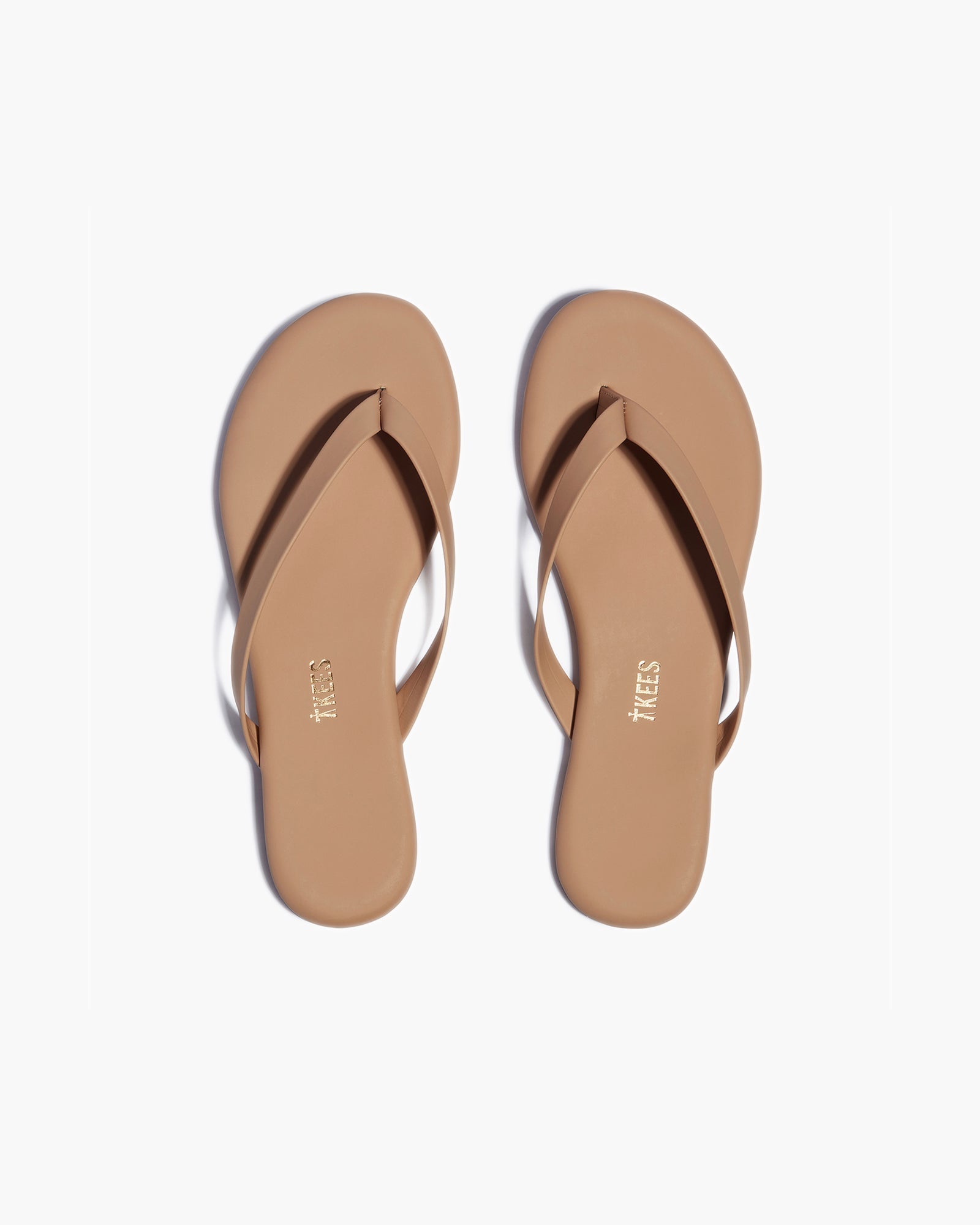 Women's TKEES Boyfriend Vegan Flip Flops Brown | 89435WGVL