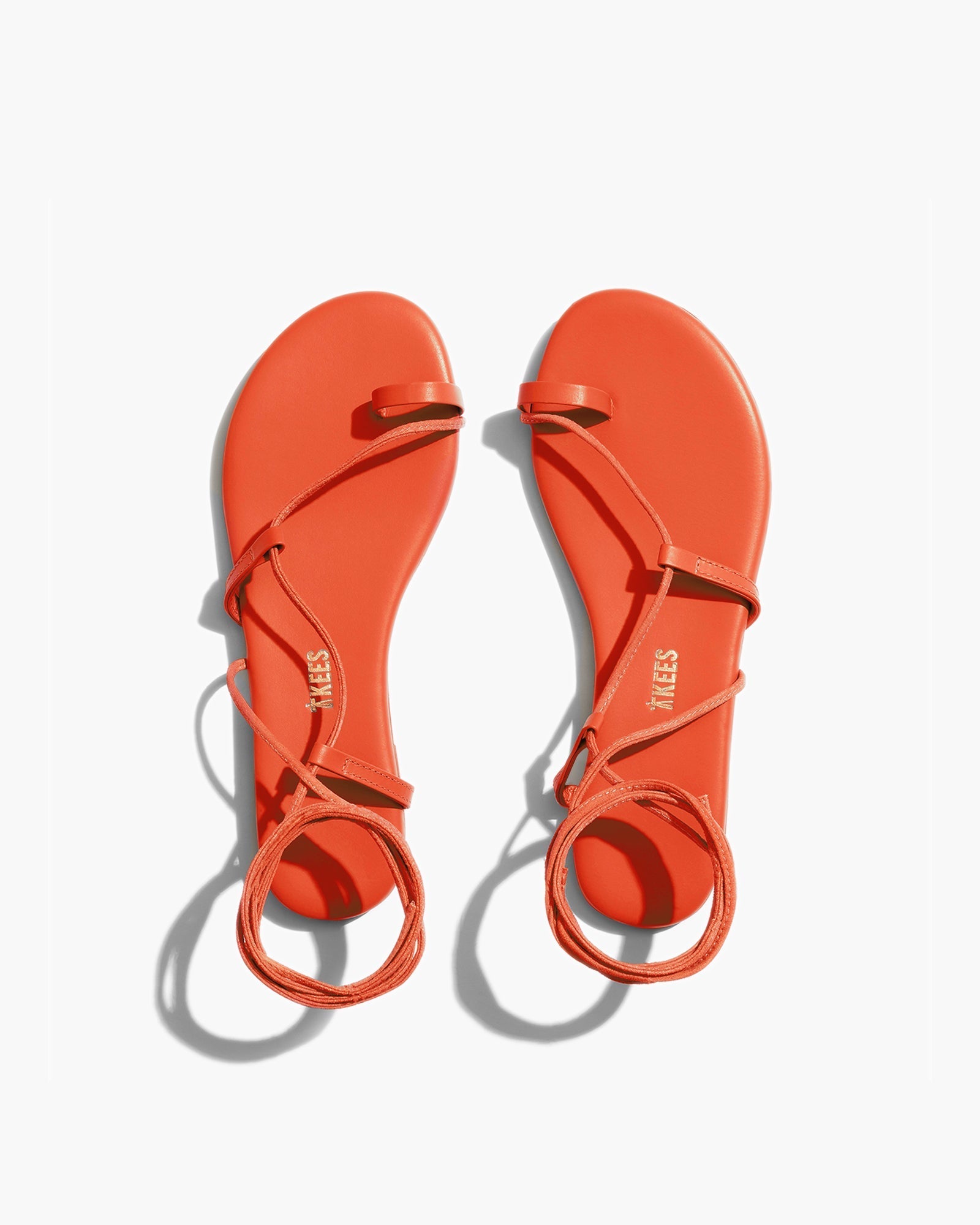 Women's TKEES Jo Pigments Sandals Orange | 23501KCMX