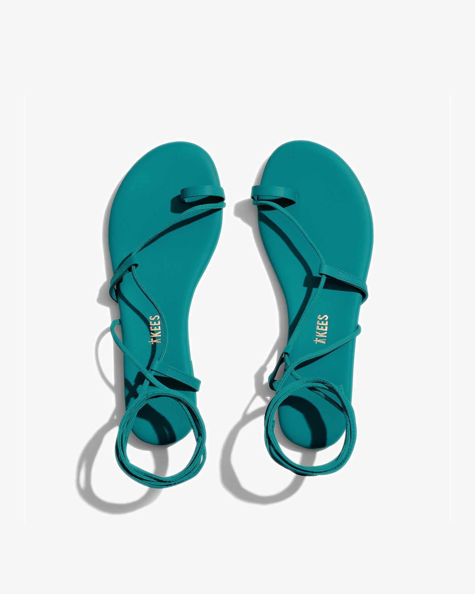 Women's TKEES Jo Pigments Sandals Turquoise | 37856WPAH