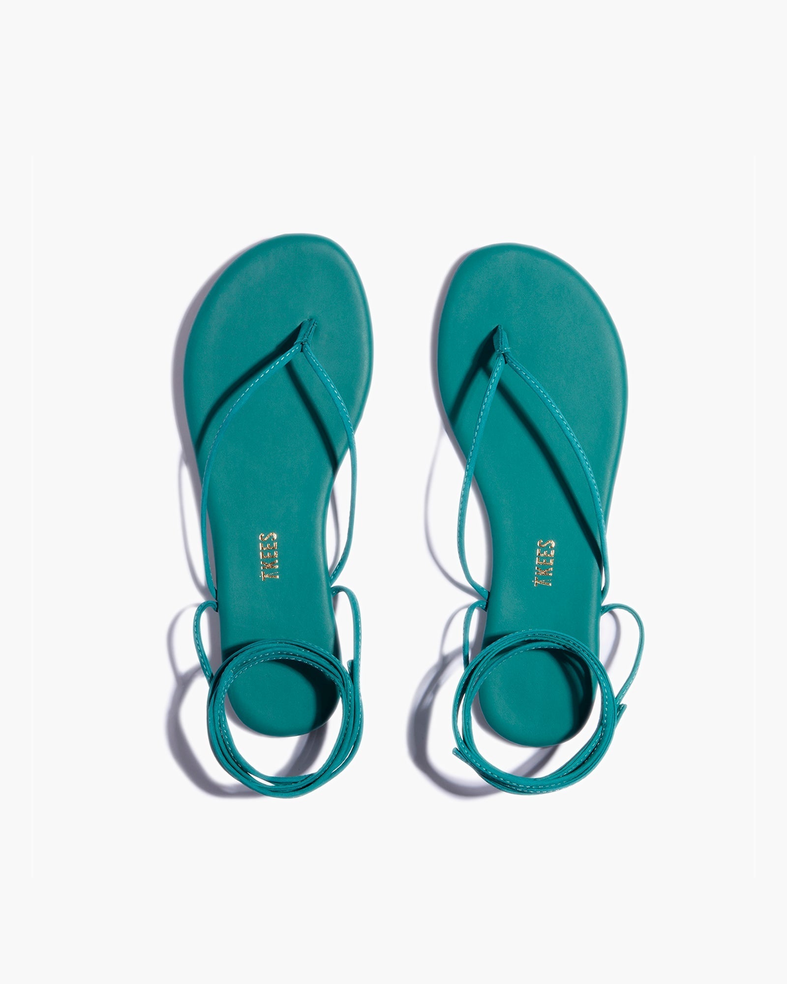 Women's TKEES Lilu Pigments Sandals Turquoise | 12640JEDS