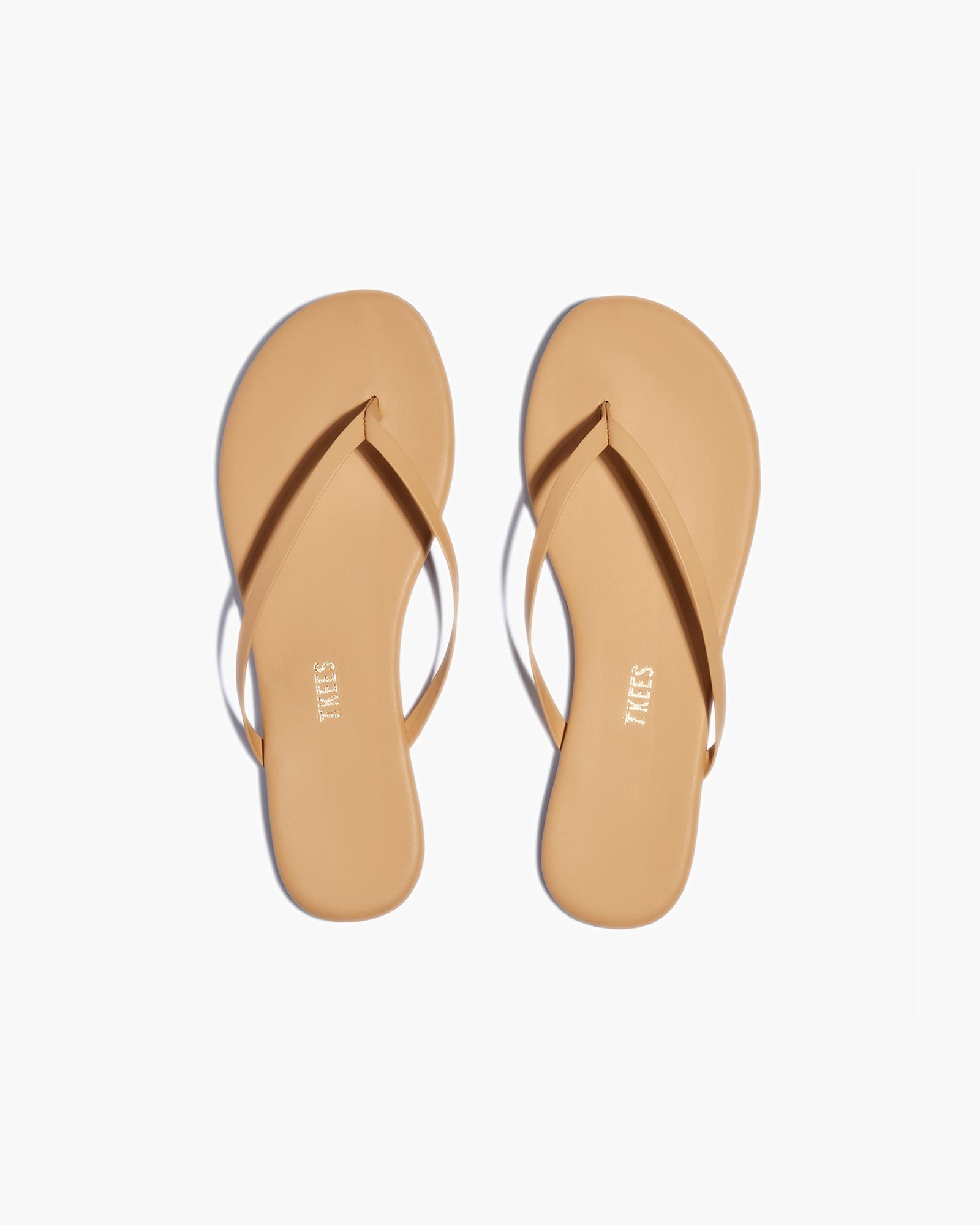 Women's TKEES Lily Nudes Flip Flops Brown | 90452VCYH