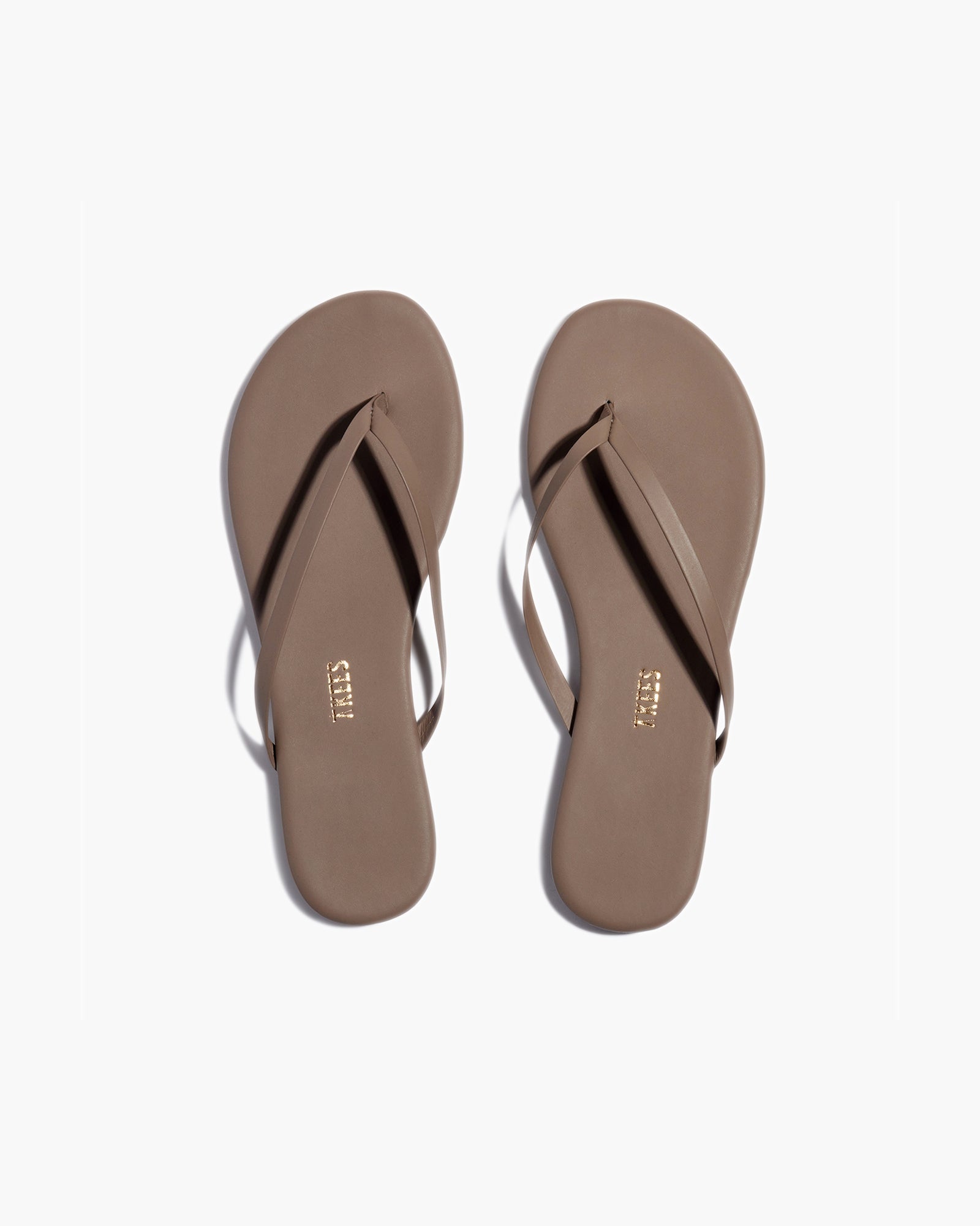 Women's TKEES Lily Pigments Flip Flops Brown | 64129KFEB