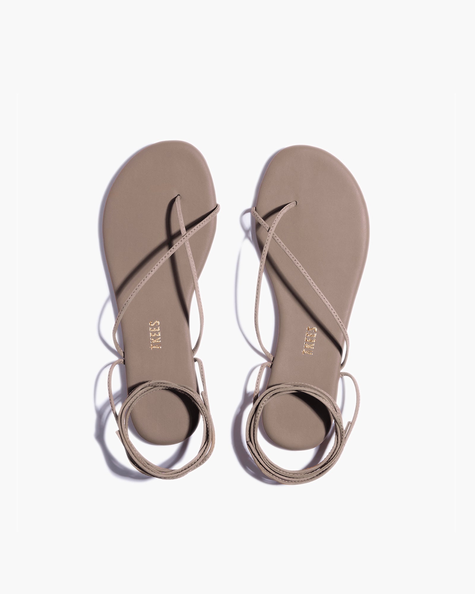 Women's TKEES Roe Sandals Khaki | 42890AMCY